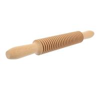 TOVINANNA Mattarello Inciso in Legno di Faggio per Pasta e Pizza, Macchina per Pasta Agli Spaghetti Reticolo 4mm, Utensile da Cucina Facile da Pulire per Preparazioni Casalinghe