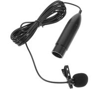 TOVINANNA Microfono Lavalier Xlr a Tre Pin Clip da Bavero, Portatile e Affidabile, in Metallo e Plastica, per Registrazioni e Discorsi Professionali