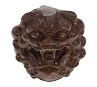 TOVINANNA Mini Statua Animale Intagliata Legno Decorazione Vintage Per Giardino e Interni Figurina Retro Legno Per Collezionisti e Amanti Della Natura