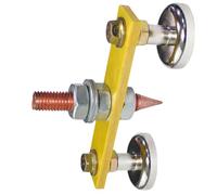 TOVINANNA Morsetto per Saldatura Elettrico con Doppia Estremità Accoppiamento Magnetico Potente in Rame Accessorio Professionale per Saldatrici e Riparazione Carrozzeria Strumento