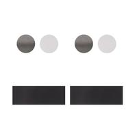 TOVINANNA Nastri Magnetici Autoadesivi per Frigorifero Strisce Magnetiche Tagliabili Set 2 Pezzi Calamite di Supporto per Organizzazione Casa e Ufficio Fissaggio Promemoria e Utensili