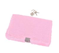TOVINANNA Notebook in Morbido Peluche Rosa con Lucchetto Diario Segreto per Ragazze Taccuino Creativo per Scuola Ufficio e Uso Quotidiano Regalo per Compleanni e Amicizia
