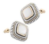 TOVINANNA Orecchini Vintage da Donna in Conchiglia di Perle Barocchi Massicci Set da 2 Pezzi Design Asimmetrico e Lucentezza Naturale Gioielli Eleganti per Eventi e Uso Quotidiano