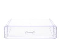 TOVINANNA Organizer Portaoggetti da Tavolo Trasparente Scomparti per Cancelleria e Prodotti Cura Pelle