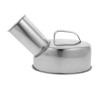 TOVINANNA Orinatoio Maschile in Acciaio Inossidabile Portatile Per Ospedale Casa Anziani Capacità 0 2 L Design Portatile