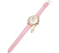 TOVINANNA Orologio da Polso Donna Cinturino Rosa e Cristalli, Quarzo Preciso, Elegante e Semplice, per Ragazze e Occasioni come Party e Appuntamenti