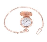 TOVINANNA Orologio da Tasca al Quarzo per Uomo con Catena Numeri Romani Antichi Design Vintage e Steampunk Orologio da Taschino Retrò