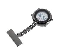 TOVINANNA Orologio Da Tasca Digitale Per Infermiera Donna in Lega Spilla, Display Elettronico Multifunzione Per Guardia Medica, Orologi Da Infermiera Pratici Per Uso Ospedaliero
