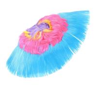 TOVINANNA Parrucca Colorata per Halloween e Carnevale Design a Cresta di Gallina in Pet, Morbida e Facile da Indossare, per Feste in Maschera e Carnevali Divertenti