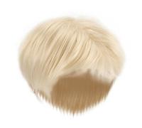 TOVINANNA Parrucca Da Uomo Per Cosplay Accessorio Per Capelli Parrucca Maschile Sintetica Facile Da Lavare e Curare Per Feste Teatro e Uso Quotidiano