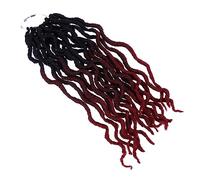 TOVINANNA Parrucca Sintetica Riccia Con Locs Crochet Per Donna Finti Fashion Facile Manutenzione Alta Temperatura Stile Elegante e Attraente