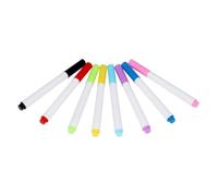 TOVINANNA Pennarelli per Lavagna Bianca Cancellabili a Secco 8 Pezzi Colori Assortiti per Uso Scolastico e Disegno Creativo