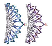 TOVINANNA Pettine Di Diamanti Cerchietto Per Ragazze Con Cristallo Elegante Accessorio Per Per Eventi Di Compleanno