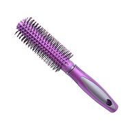 TOVINANNA Pettine Rulli Per Capelli Pettine Rotondo Per Styling Arriccia Capelli e Massaggia Capelluto Manico Ergonomico Lisci e Ricci Per Uso Quotidiano