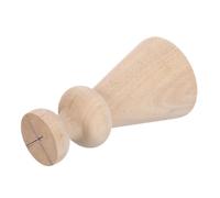 TOVINANNA Pinnacolo in Legno d'Epoca 7x13 Cm, Terminale a Sfera Francese per Balaustre Scale e Terrazze, Finimento Decorativo Grezzo per Arredamento Interno Stile Classico