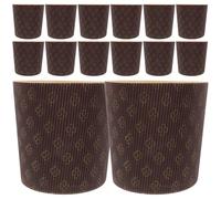 TOVINANNA Pirottini per Panettone in Carta Oleata 4 Pollici 25 Pezzi, Pirottini per Muffin e Cupcake Resistenti al Grasso, Fodera da Forno Versatile per Dolci e Panificazione Casalinga