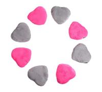 TOVINANNA Piumino Per Il Trucco A Forma Di Cuore Squisito 8 Pezzi Di Piumino Sciolto Per Il Viso Accessori