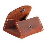 TOVINANNA Portafoglio Coin Borsa Moneta Spremi La Custodia Delle Per Gli Uomini Portamonete Per Cambia Borsa Tasca Portamonete Retrò Chiave Soldi Chocolate Pelle