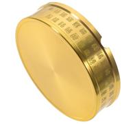 TOVINANNA Posacenere da Tavolo in Ottone Artigianale Rotondo Retrò Portacenere in Metallo per Uso Domestico e Ufficio Posacenere Semplice da Soggiorno Finitura Vintage e Superficie Liscia