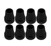 TOVINANNA Punte Per Bastoni Quadrupli 8 Piedini Di Gomma Sostitutivi Antiscivolo Accessori Per Stampelle Da 3/4 Di Pollice Per Bastoni Da Passeggio E Da Appoggio Per Donne Uomini Anziani