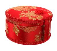 TOVINANNA Scatola per Aghi da Cucito Piccola Custodia Porta Spilli Cestino da Cucito Portatile Decorato Organizer Compatto e Ricamo per Uso Domestico e Regalo