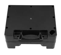 TOVINANNA Scatola Scooter Cuscino Per Sedia Da Ufficio Per Cuscino Del Sedile Posto a Sedere Cuscino Per Sedia a Rotelle Centrale Elettrica Portatile Sedia a Rotelle Elettrica Abs Black