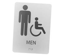 TOVINANNA Segnaletica Braille Arredamento Display Distributore Segni Di Affari Della Toilette Orario Di Lavoro Di Insegna Del Negozio Pannello Composito in Alluminio