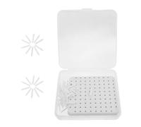 TOVINANNA Set 1 Pezzo Chiodi Refrattari in Ceramica con Tappetino di Supporto Multi-Fori Resistente al Calore per Forni di Ceramica Uso Continuo in Laboratorio con Supporto Stabile