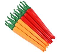 TOVINANNA Set 14 Penne Gel a Forma di Peperoncino Pennarelli a Punta Fine Colori Rosso e Giallo Penne Creative per Studenti e Cancelleria per Scuola Ufficio e Casa Scrittura Scorrevole e