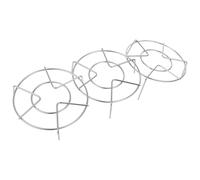 TOVINANNA Set 3 Pezzi Griglie in Acciaio Inox per Cottura a Vapore Uova, Supporto Tripode Multiuso 3 Dimensioni per Elettriche, Accessorio Cucina per Uso Domestico