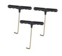 TOVINANNA Set 3 Tiralacci Professionali per Scarpe Ganci a T, Strumenti Resistenti per Stringere Lacci di Pattini e Scarpe Sportive, Accessori Ergonomici e Portatili per Uso Quotidiano