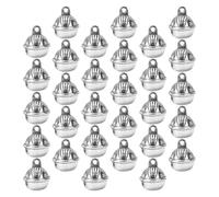 TOVINANNA Set 30 Pezzi Mini Campanelle in Lega Vintage, Ciondoli Portachiavi e Charms per Gioielli Fai da Te, Decorazioni Natalizie per Creazioni Artigianali e Accessori Moda