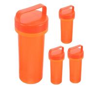 TOVINANNA Set 4 Pezzi Scatole Portaoggetti Compatte e Resistenti agli Urti in Plastica Arancione per Riparazioni Kayak e Paddle Board Durante Avventure Acquatiche