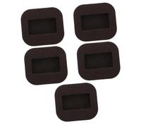 TOVINANNA Set 5 Pezzi Fermaruote per Sedia in Feltro Marrone Sottobicchieri Antiscivolo per Mobili Ruote Protezione Pavimenti in Legno Duro per Uso Domestico e Ufficio