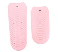 TOVINANNA Set Di 2 Tappetini Isolanti in Silicone Per Arricciacapelli Facili Da Usare Per I Viaggi Colore Casuale