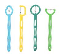 TOVINANNA Set di 4 formatori per muscoli della lingua, per bambini, con supporto per la promozione della voce, logopedia, punta della lingua, per terapia balbuzie