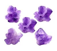 TOVINANNA Set di Blocchi di Ametista Porpora 20-35mm per Decorazione Casa e Progetti Creativi Cristalli Naturali e Diffusori Aromatici in Pietra Amethyst