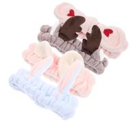 TOVINANNA Set Di Fasce Elastiche Per Da Donna 4 Fasce Per Con Orecchie Di Gatto Per Lavaggio Del Viso Trucco Spa Doccia Yoga Morbide E Comode