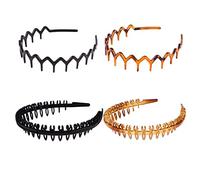 TOVINANNA Set Di Fasce Per Ricci - Confezione Da 4 Fasce in Spugna Retrò - Fascia Per Il Viso - Accessori Per Da Donna Alla Moda