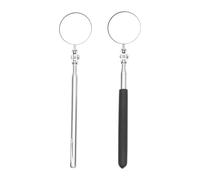 TOVINANNA Set Di Specchietti Di Ispezione Pieghevoli 2 Pezzi/1 Confezione Specchio Ingranditore Estensibile Per Viaggi E Bellezza