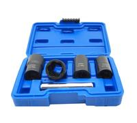 TOVINANNA Set Estrattore Dadi e Bulloni Rotti in Acciaio ad Alta Durezza 5 Pezzi Custodia per Rimozione Viti Danneggiate e Bulloni Arrugginiti Utensile Professionale per Officina e