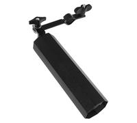 TOVINANNA Set Porta Bacchette per Batteria in Metallo Morsetto in Acciaio, Custodia Ottagonale per Bacchette e Spazzole, Organizer per Percussioni da Concerto e Trasporto Professionale