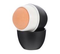 TOVINANNA Sfera Assorbente in Pietra Vulcanica Mini Sfera Assorbente D'olio Olio Per Il Corpo Glitterato Maschera Vulcanico Assorbente Olio Facciale Di Ghiaccio Buco Black Pp
