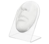 TOVINANNA Simulazione Flessibile Di Viso Per Pratica Piercing Al Naso e Bocca Con Supporto, Riproduzione Realistica Di Parte Del Corpo Umana Per Formazione Professionale in Scuole e Saloni Di Bellezza