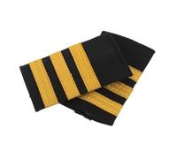TOVINANNA Spalline Pilota Con Strisce Dorate Realizzate in Per Uniformi Aeronautiche Cosplay e Oggetti