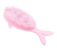 TOVINANNA Spazzola da Bagno per Massaggio e Profonda del Capelluto per Ragazza a Forma di Balena Morbida in Silicone Rosa per Massaggio e Profonda del Capelluto, per Piscina Neonatale