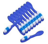 TOVINANNA Spazzolini da Denti Portatili per Detenuti 10 Pezzi in Plastica Setole in Nailon Morbide e Manico Corto per Centri di Riabilitazione e Prigioni