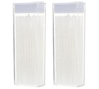 TOVINANNA Spazzolino Interdentale Portatile 120 Pezzi, Set 2 Scatole Da 60, Polietilene Resistente, Pulizia Dentale Profonda Per Uso Quotidiano a Casa e in Viaggio, Delicato Su Gengive e Denti