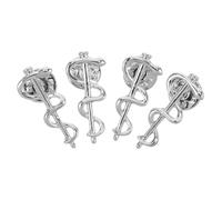 TOVINANNA Spilla Da Bavero A Forma Di Serpente, 4 Pezzi, Stile Francese, Per Camicia, Spilla Con Animale Dello Zodiaco, Gioiello Portafortuna Per Il Nuovo Anno 2025, Per Blazer, Cappotti,