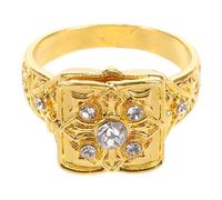 TOVINANNA Squillo Anelli Per Uomini Anello Unico Anello Regolabile Anelli Vintage Da Donna Anello Di Proposta Per Le Donne Anello Per La Festa Del Papà Anelli Incisi Per Le Donne Lega Golden